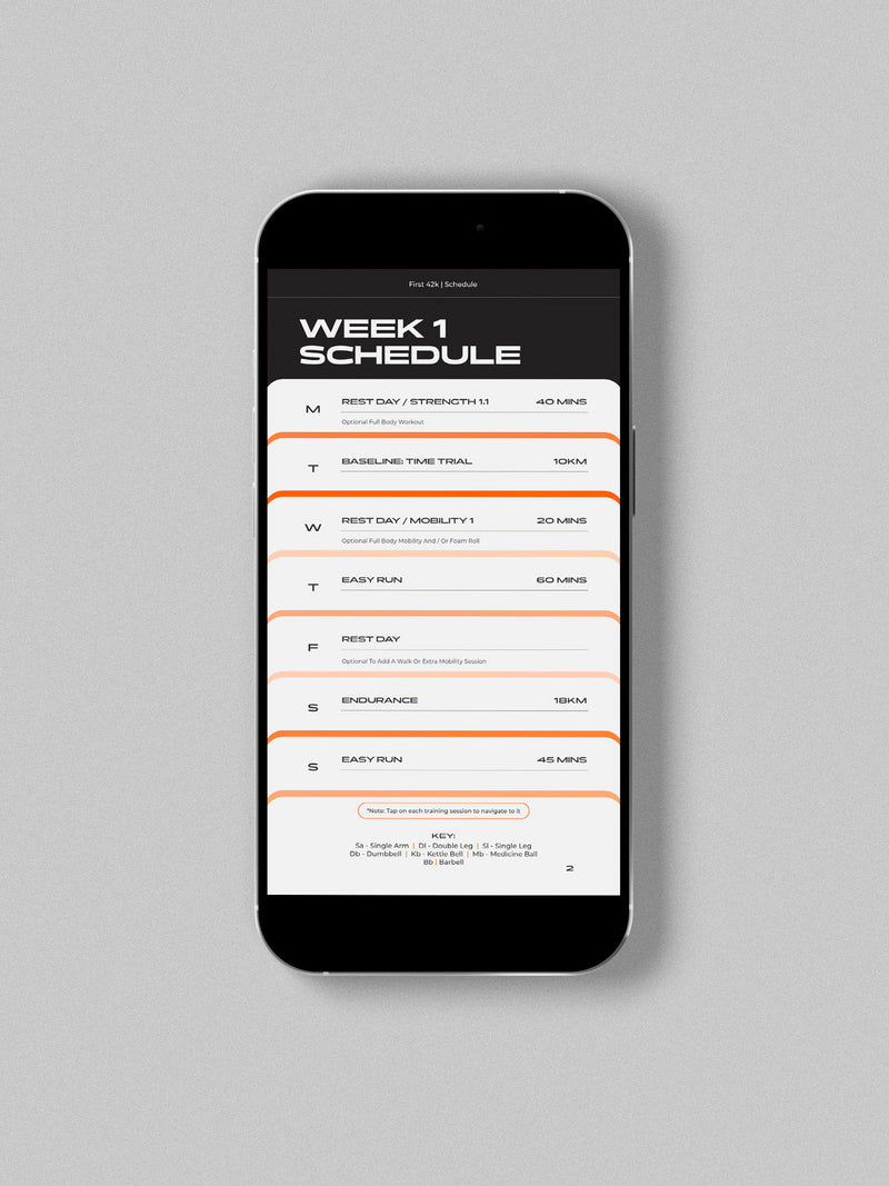 Marathon Program | Run Your FIRST 42km (Beginner)