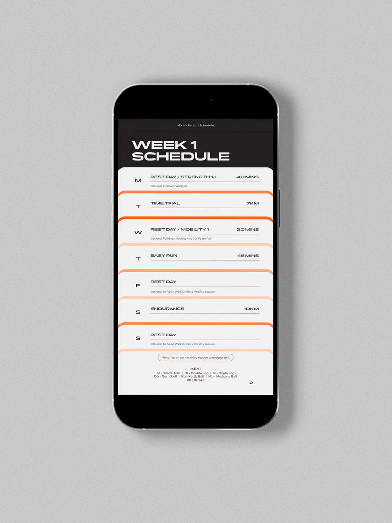 Marathon Kickstart | 4-Week Base Training Run Plan