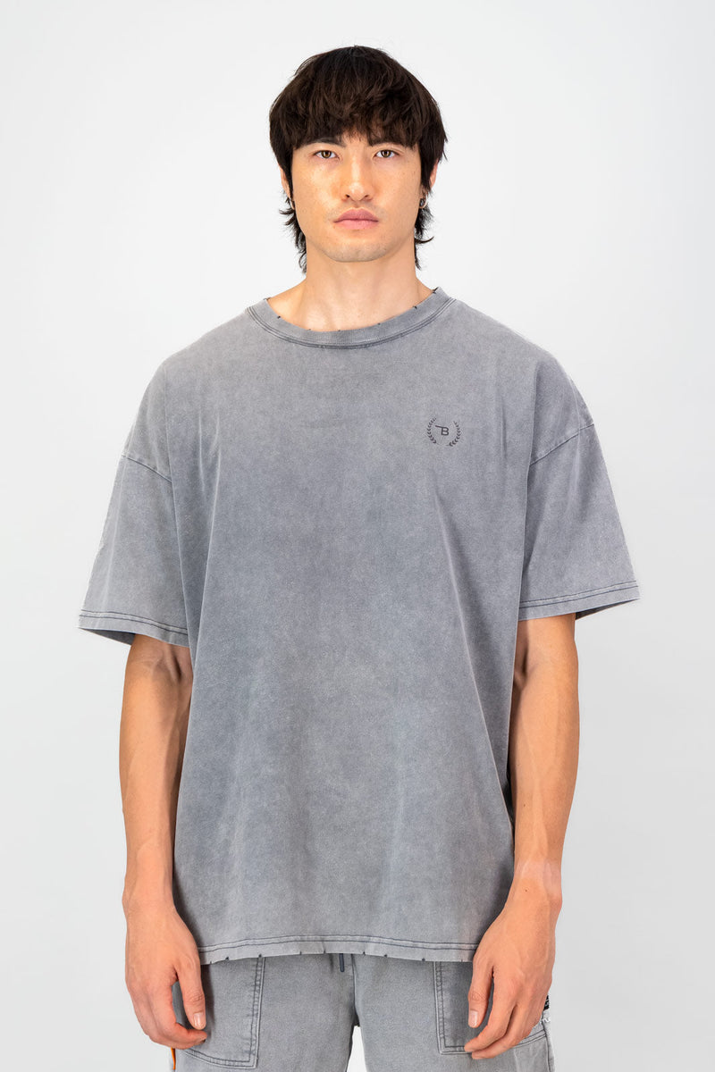 Ultra Heavy Oversized Tee - Light Grey