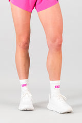 BRC Pro Sock - White & Pink