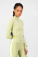 Tempo 1/4 Zip - Aloe