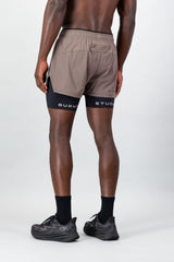 Energy 2-in-1 Short - Brown & Black