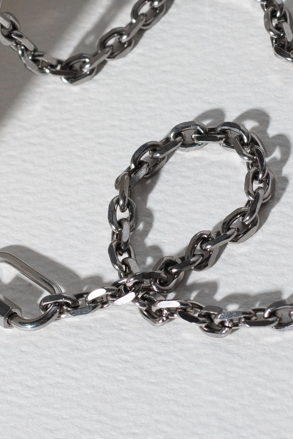 Lock Chain Bracelet - Silver