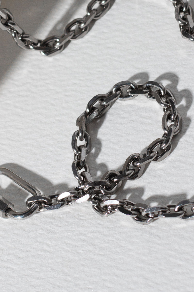 Lock Chain Bracelet - Silver
