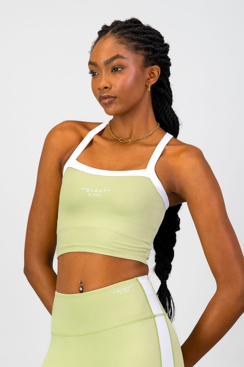 Burnt x You Supportive Tank - Aloe