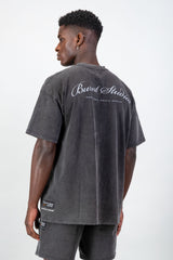 Ultra Heavy Oversized Tee - Acid Black