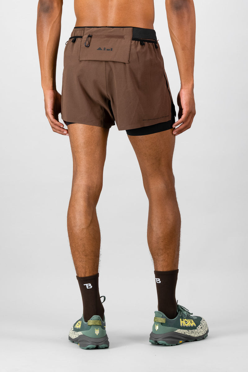 Venture Men's 2-in-1 Run Short - Dust