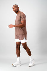 LA Run Tee - Brown