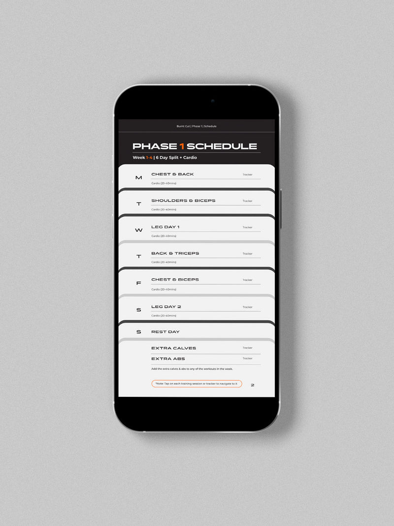 Burnt Cut | 8 Week Men's Gym Program