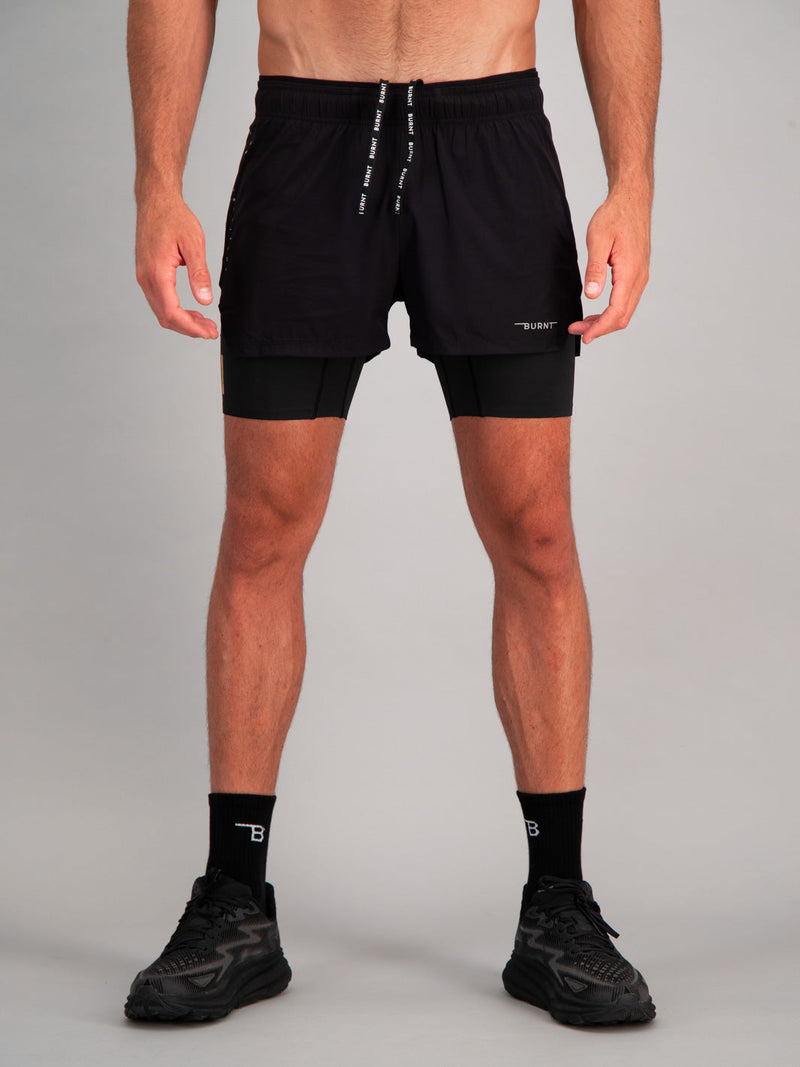 Fundamental Energy 2-in-1 Short - Black