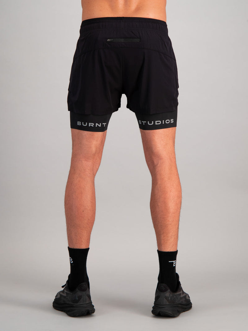 Fundamental Energy 2-in-1 Short - Black