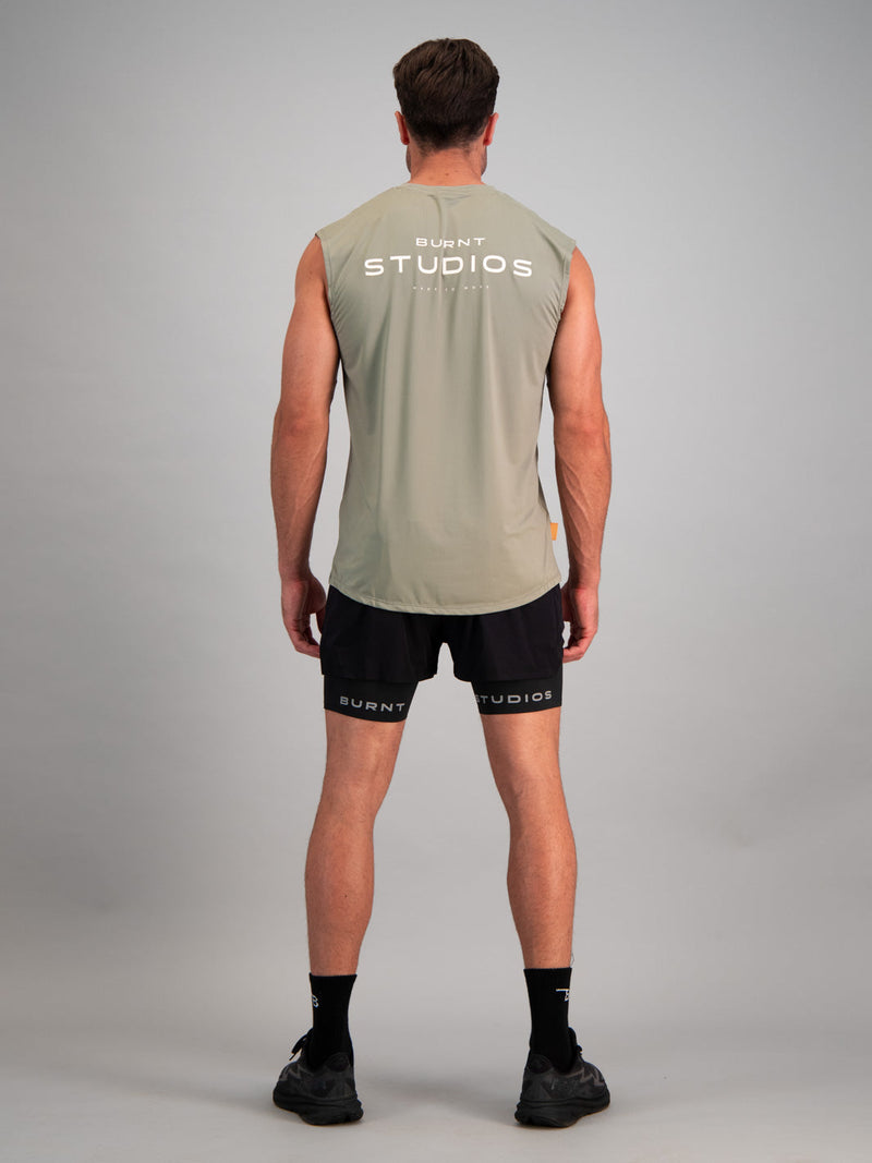 LA Muscle Tank - Sage