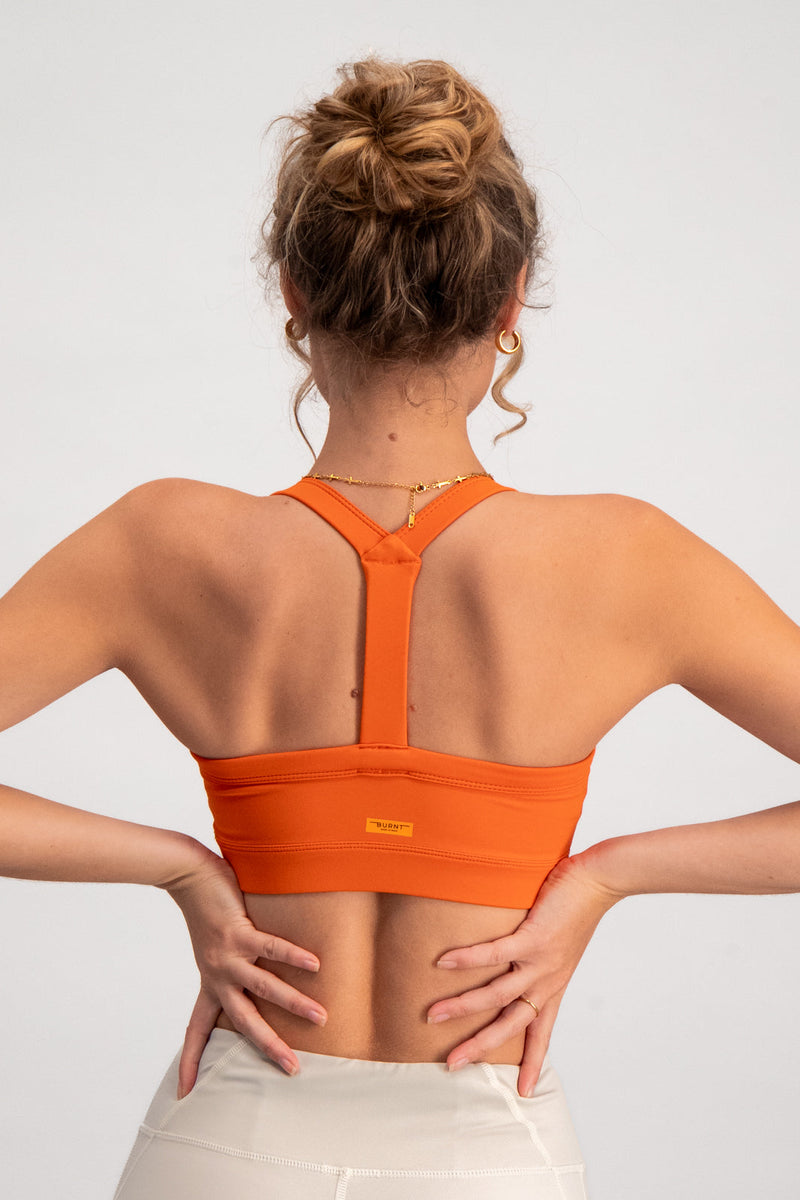 Core Sports Bra - Orange