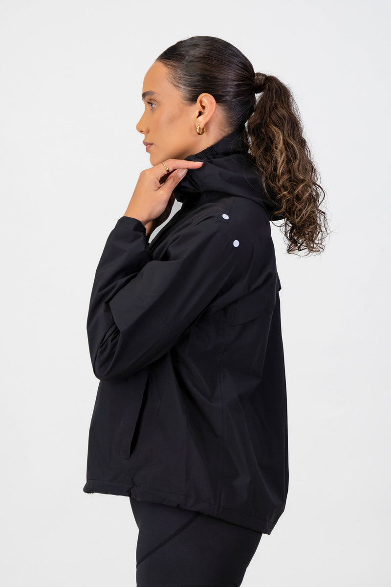 Essential Women's Waterproof Jacket - Black
