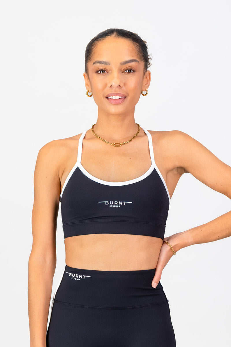 Lua Sports Bra - Black & White